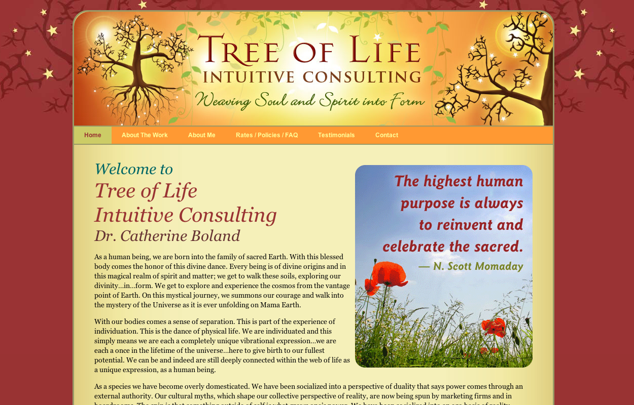 Web Design – Tree of Life Intuitive Consulting